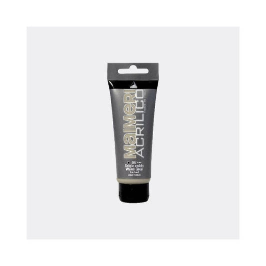 Colore acrilico Maimeri in tubetto 75 ml grigio caldo - M0916507