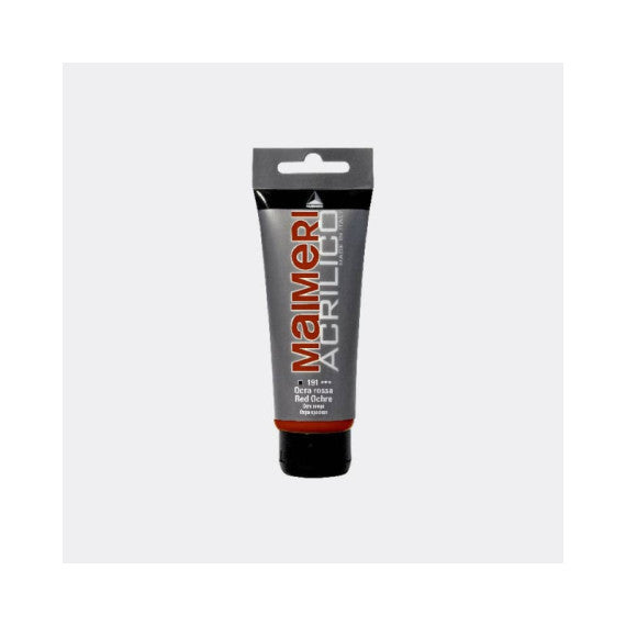 Colore acrilico Maimeri in tubetto 75 ml ocra rossa - M0916191