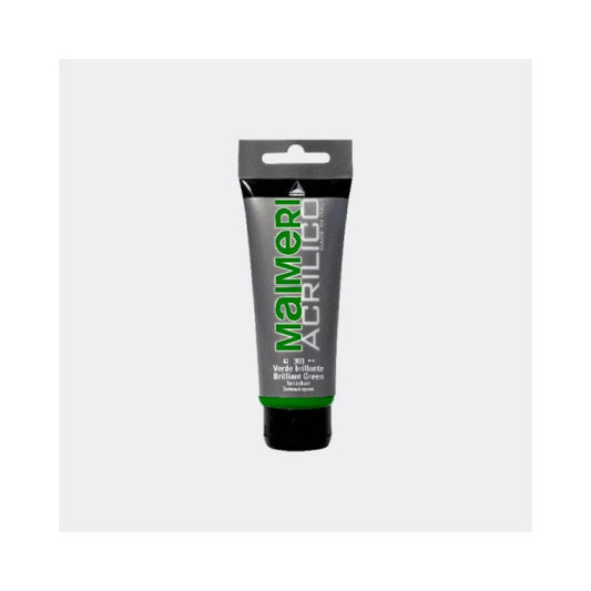 Colore acrilico Maimeri in tubetto 75 ml verde brillante - M0916303