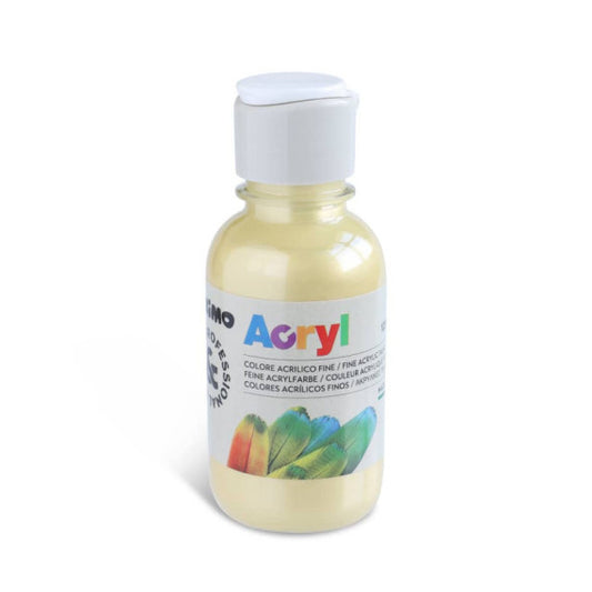 Colore acrilico Primo in bottiglia PET con tappo dosatore 125 ml oro 402TA125920