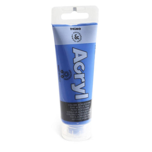 Colore acrilico Primo in tubetto in polietilene 75 ml blu cobalto 420TA75540