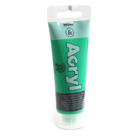 Colore acrilico Primo in tubetto in polietilene 75 ml verde brillante 420TA75610