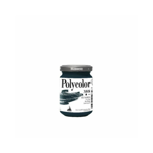 Colore vinilico fine Maimeri in vasetto 140 ml blu marina - M1220388