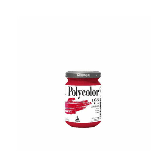 Colore vinilico fine Maimeri in vasetto 140 ml carminio - M1220166