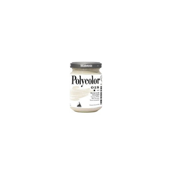 Colore vinilico Polycolor - 140 ml - bianco titanio - Maimeri