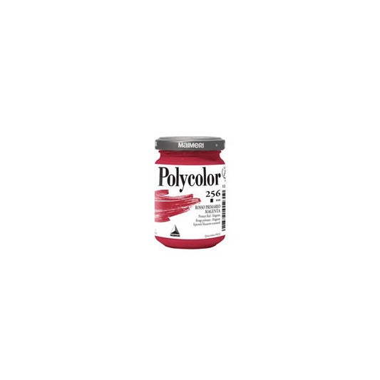 Colore vinilico Polycolor - 140 ml - rosso primario magenta - Maimeri