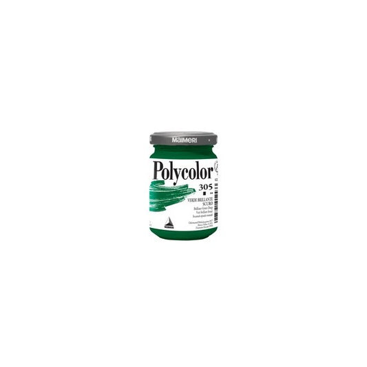 Colore vinilico Polycolor - 140 ml - verde brillante scuro - Maimeri