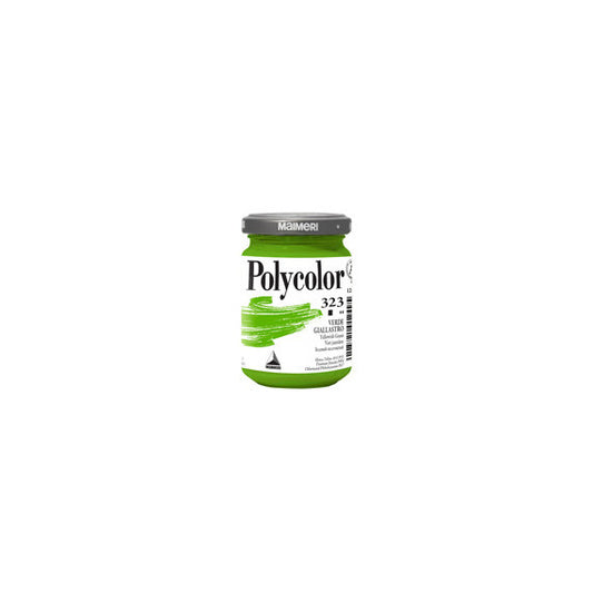 Colore vinilico Polycolor - 140 ml - verde giallastro - Maimeri