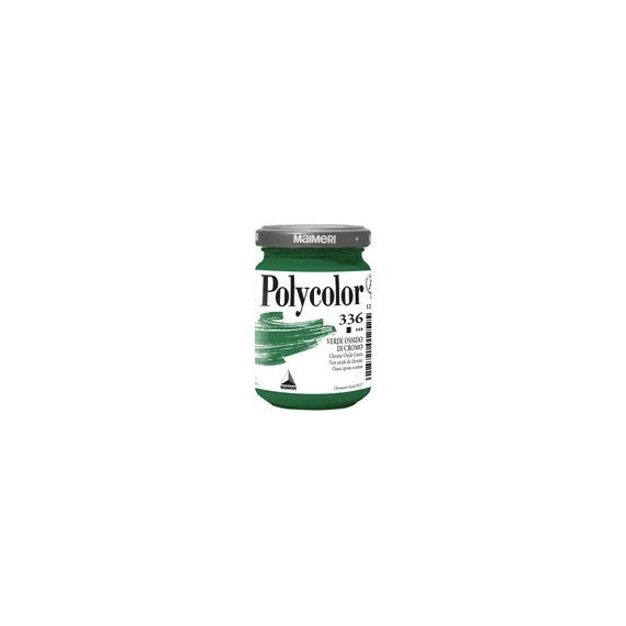 Colore vinilico Polycolor - 140 ml - verde ossido di cromo - Maimeri