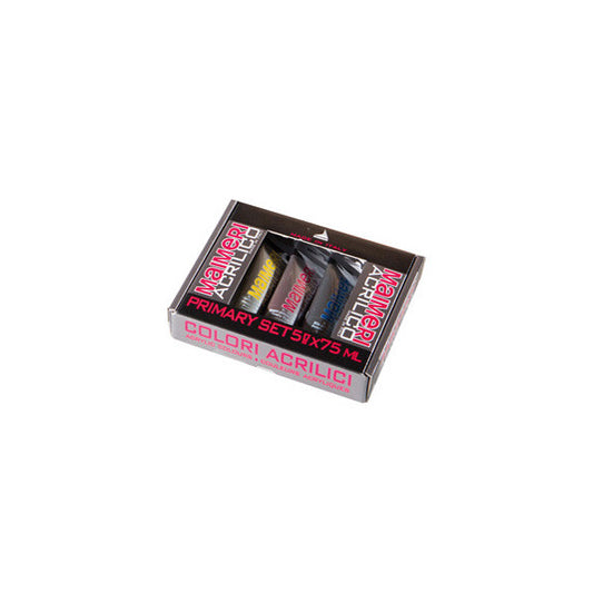 Colori acrilici Primary - colori assortiti - Maimeri - set 5 tubetti da 75 ml