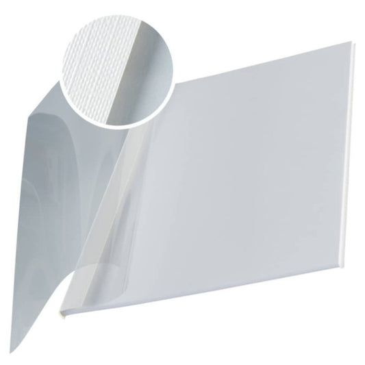 Copertina flessibile max 10-35 fogli Leitz impressBIND in PPL con dorso da 3,5 mm A4 bianco  conf. da 10 - 73980001