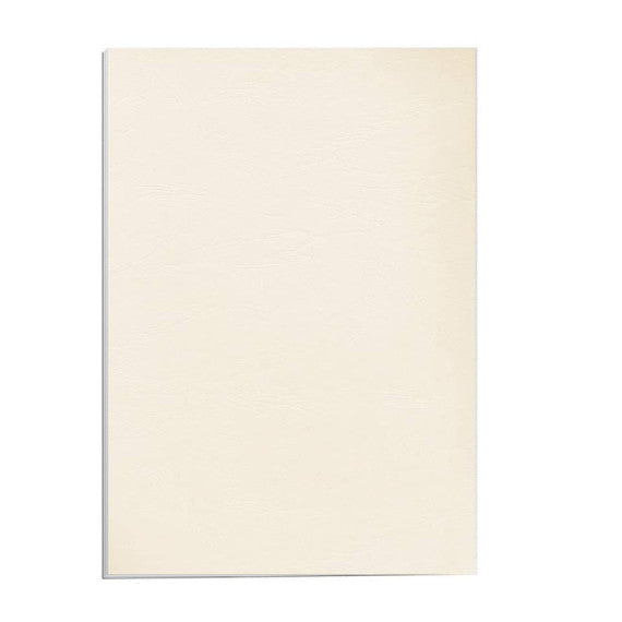 Copertine per rilegatura FELLOWES Delta goffrate cartoncino avorio A4 250 g/m² conf. 100 pezzi - 5370004