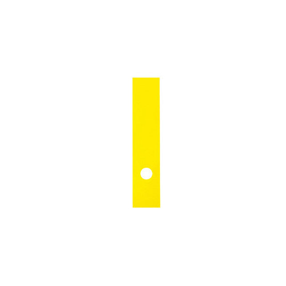 Copridorso CDR P - PVC adesivo - giallo - 7x34,5 cm - Sei Rota - conf. 10 pezzi