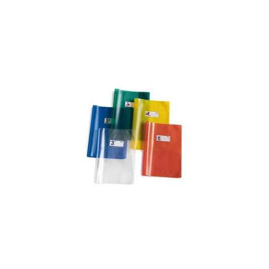 Coprimaxi Glass goffrato - con alette - A4 - PP - verde - RiPlast