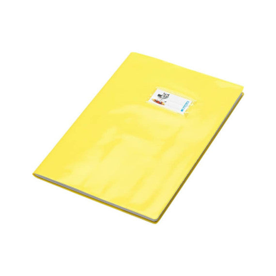 Copriquaderno con etichetta - Coprimaxi Beat A4 in PVC laccato spessore 180 ?m CoLibrì giallo - PF02020107