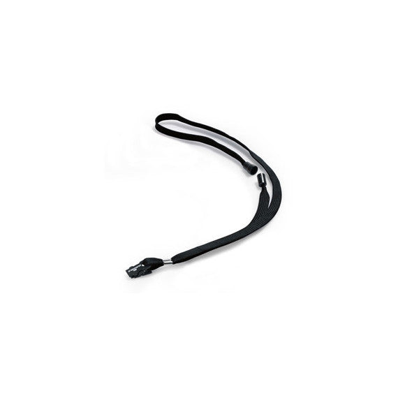 Cordoncino per portabadge - 44 x 1 cm - tessuto - nero - Durable - conf. 10 pezzi