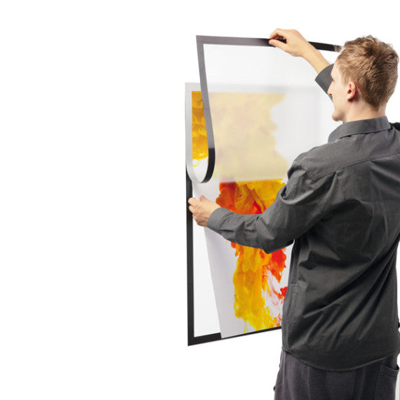Cornice adesiva Duraframe® Poster - 50 x 70 cm - argento - Durable
