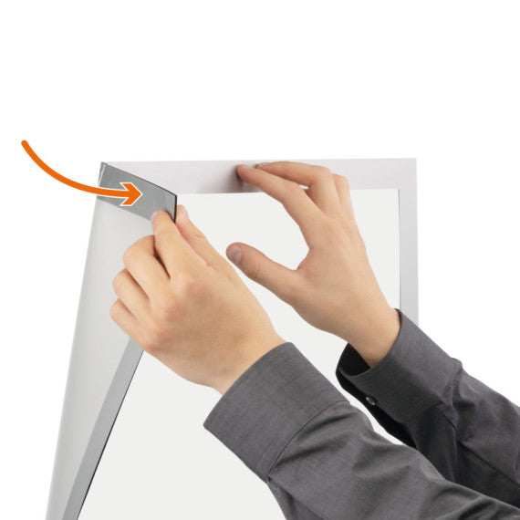 Cornice adesiva Duraframe® Poster A1 - 59,4 x 84,1 cm - argento - Durable