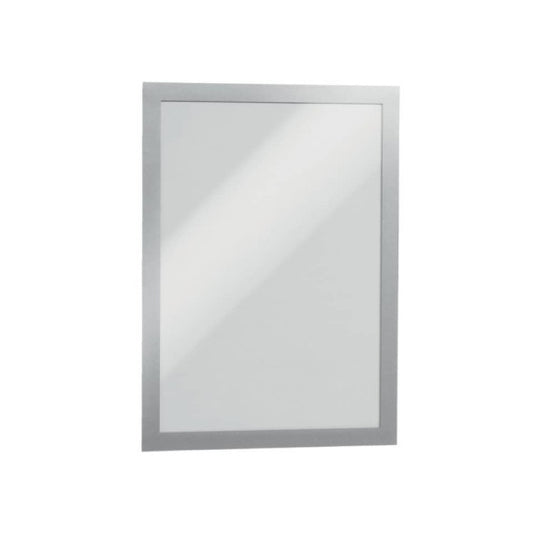 Cornice espositiva adesiva DURABLE DURAFRAME® A4 - argento conf. 10 pezzi  - 4882-23