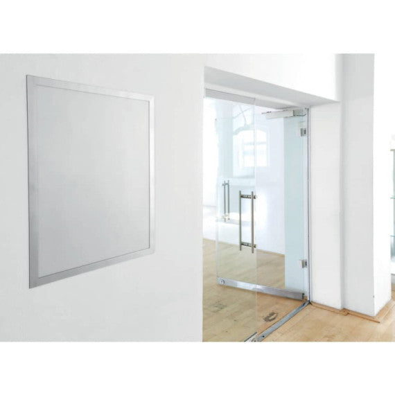 Cornice espositiva adesiva DURABLE DURAFRAME® POSTER 50X70 argento metallizzato 545x745mm - 499623