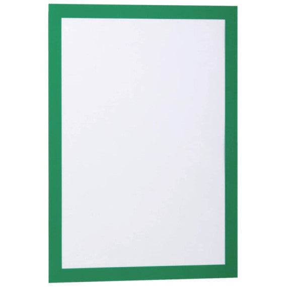 Cornice espositiva Durable Duraframe® A4 236x323 mm verde conf. 10 pz - 4882-05