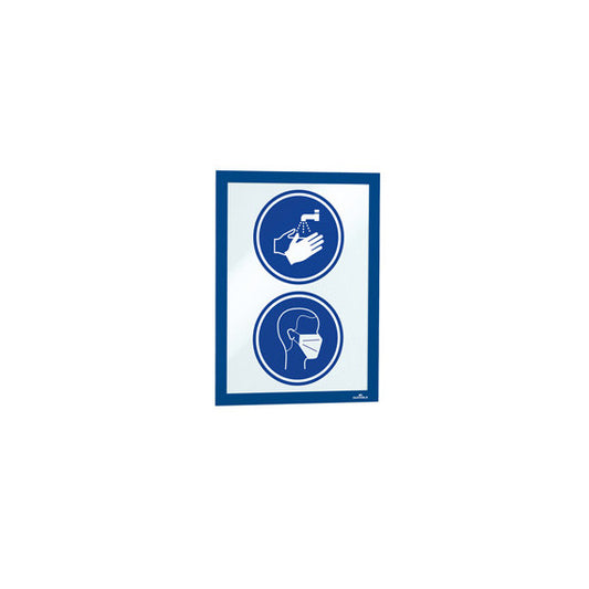 Cornice espositiva Duraframe® - A4 - 21 x 29,7 cm - blu - Durable