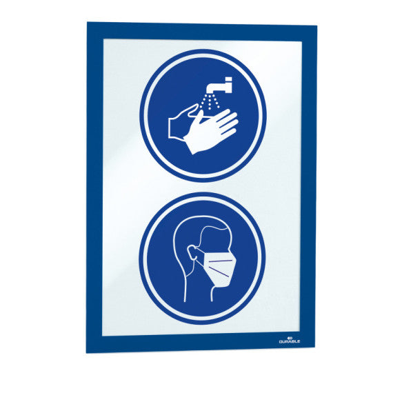 Cornice espositiva Duraframe® - A4 - 21 x 29,7 cm - blu - Durable