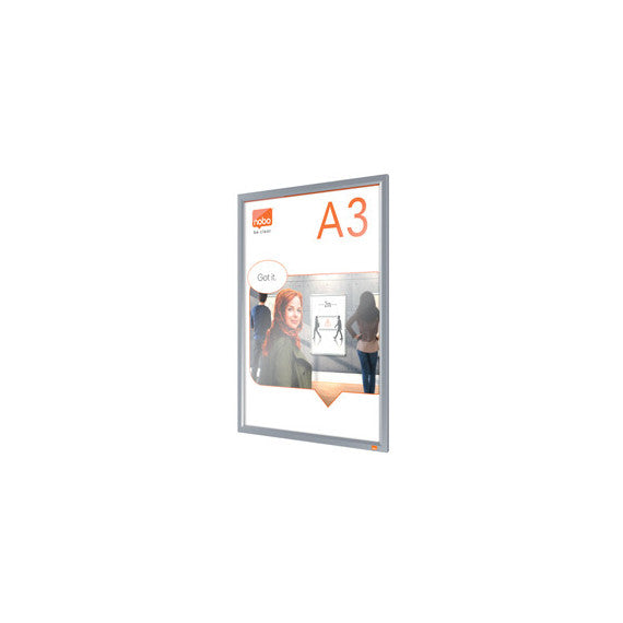 Cornice Impression PRO - a clip - A3 - alluminio - Nobo