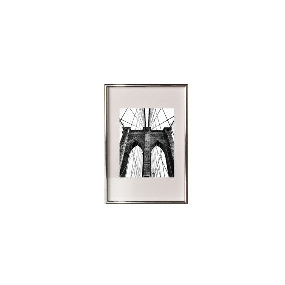 Cornice in PVC e crilex - A4 - argento - Methodo