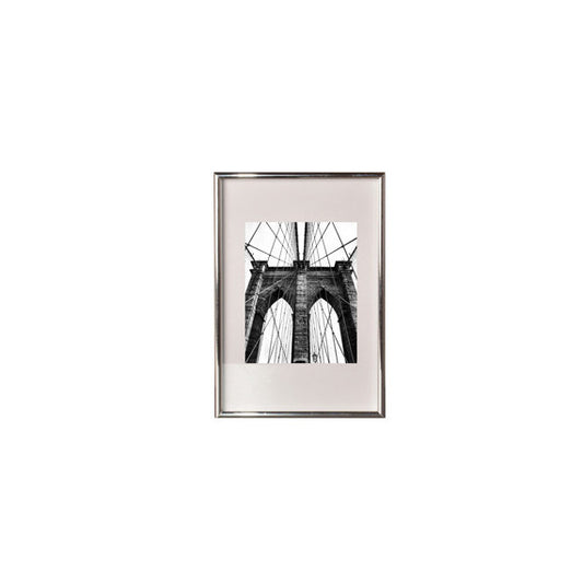 Cornice in PVC e crilex - A4 - argento - Methodo