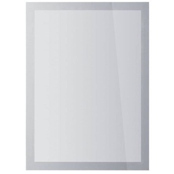 Cornici autofissanti DURABLE DURAFRAME® SUN A4 argento metallizzato 236x323mm  conf. 2 - 484123