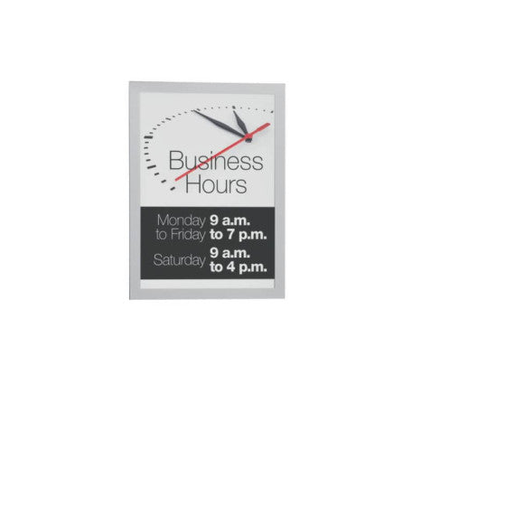 Cornici autofissanti DURABLE DURAFRAME® SUN A4 argento metallizzato 236x323mm  conf. 2 - 484123