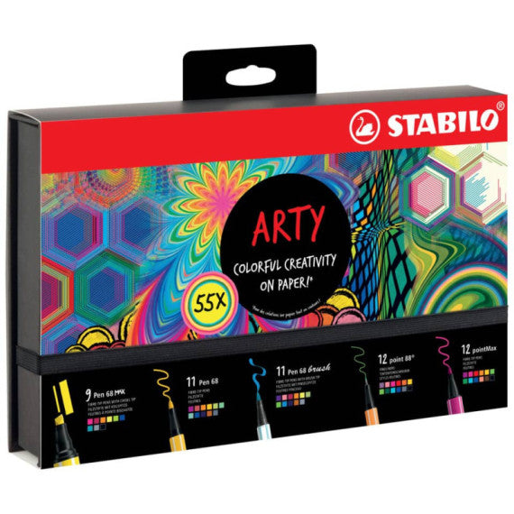 Creative Set Stabilo Pen 68 - conf. 55 pz - 77/6-3-20
