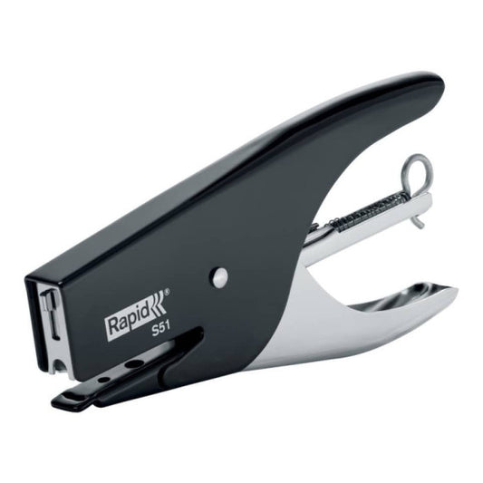 Cucitrice a pinza Rapid S51 Supreme fino a 12 fogli Rapid nera 10538705