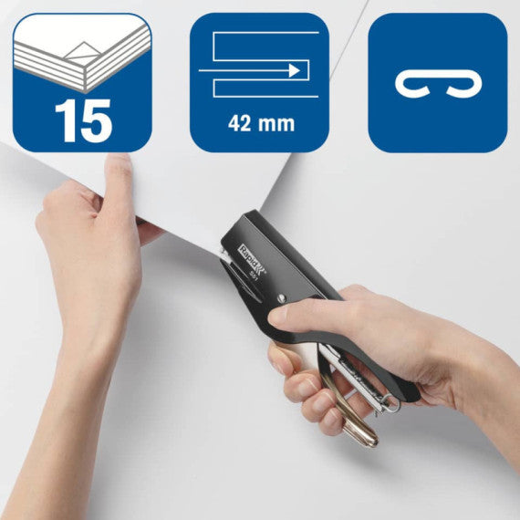 Cucitrice a pinza Rapid S51 Supreme fino a 12 fogli Rapid nera 10538705