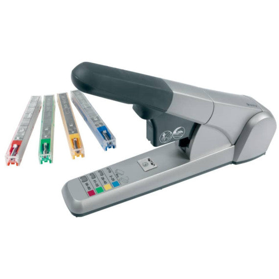 Cucitrice da tavolo blocchi max 80 fogli Leitz 5551 grigio chiaro 55510084