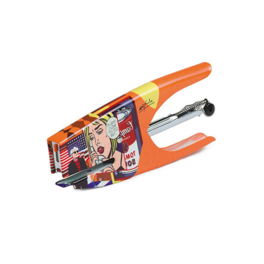 Cucitrice manuale a pinza POP OFFICE COLLECTION acciaio cromato POP FANTASY passo 6 008