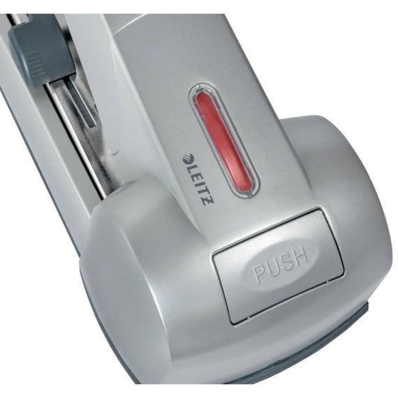 Cucitrice punto piatto per alti spessori max 120 fogli Leitz 5553 grigio metallizzato - 55530084