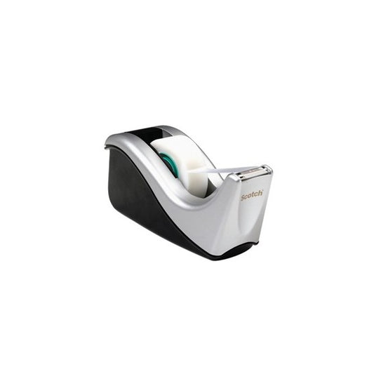 Dispenser C60 per nastri 1,9 cm - 4 rotoli Scotch Magic™ 810 1,9 cm x 33 m inclusi - nero/argento - Scotch