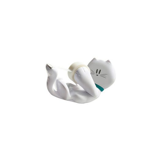 Dispenser Kitty - 1 rotolo Scotch Magic™ 810 1,9 cm x 7,5 m incluso - bianco - Scotch