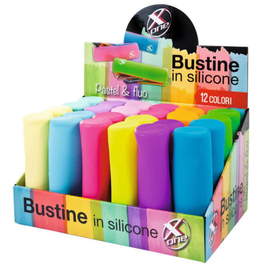 Display 24 ovalini Nikoffice X-one - colori assortiti silicone - 32NIK175