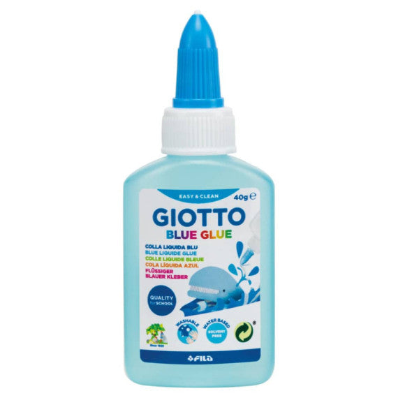 Display da 12 colle Giotto BLUE flacone 40 g - blu F545900