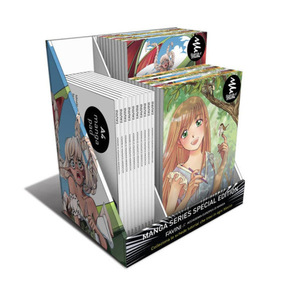 Display da banco album Manga Favini - 30 pezzi - formati assortiti G99X017