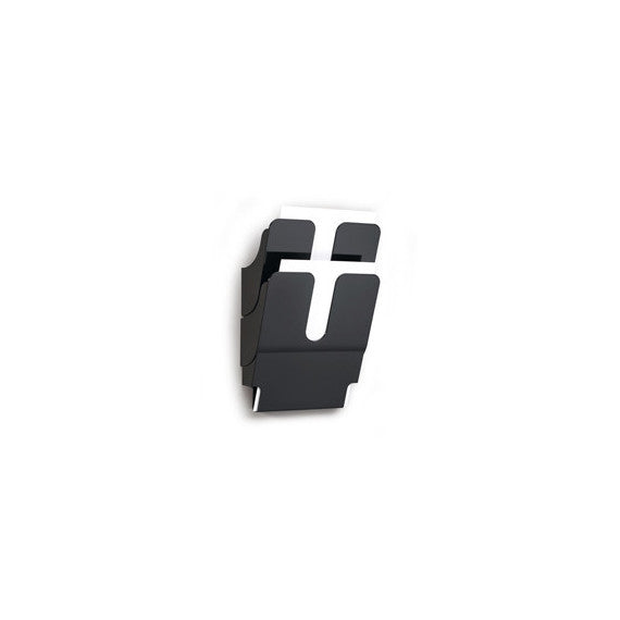 Display da parete Flexiplus - 2 tasche A4 - nero - Durable