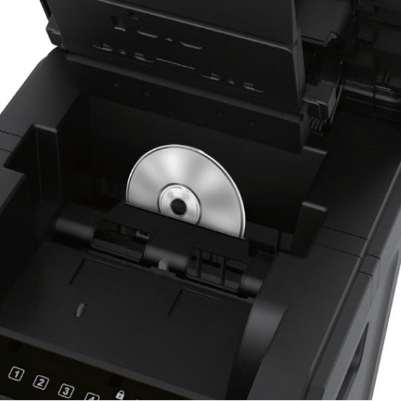 Distruggidocumenti automatico 350XMCD - a frammenti - Titanium