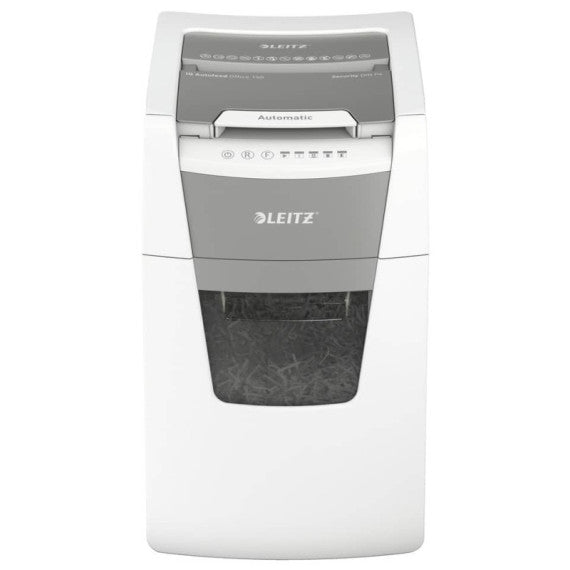 Distruggidocumenti automatico Leitz Office 150 P4 - taglio a frammenti P-4 4x30 mm - 44 L - 80130000