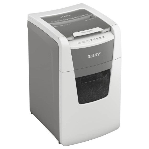 Distruggidocumenti automatico Leitz Office 150 P4 - taglio a frammenti P-4 4x30 mm - 44 L - 80130000