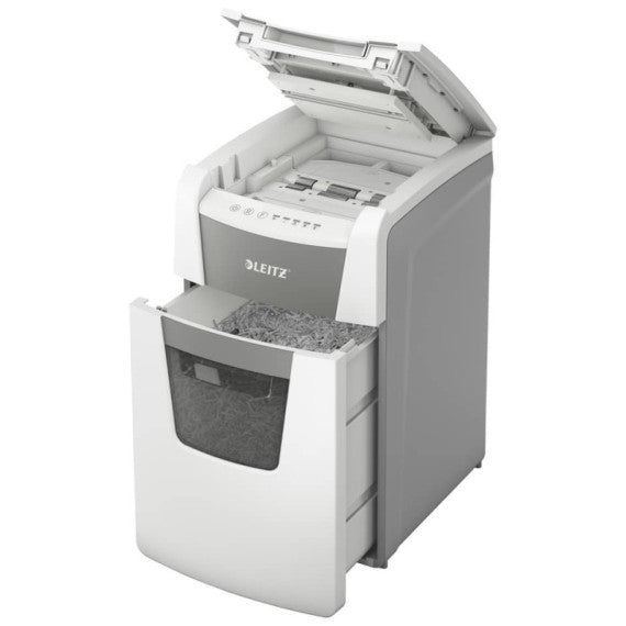 Distruggidocumenti automatico Leitz Office 150 P4 - taglio a frammenti P-4 4x30 mm - 44 L - 80130000