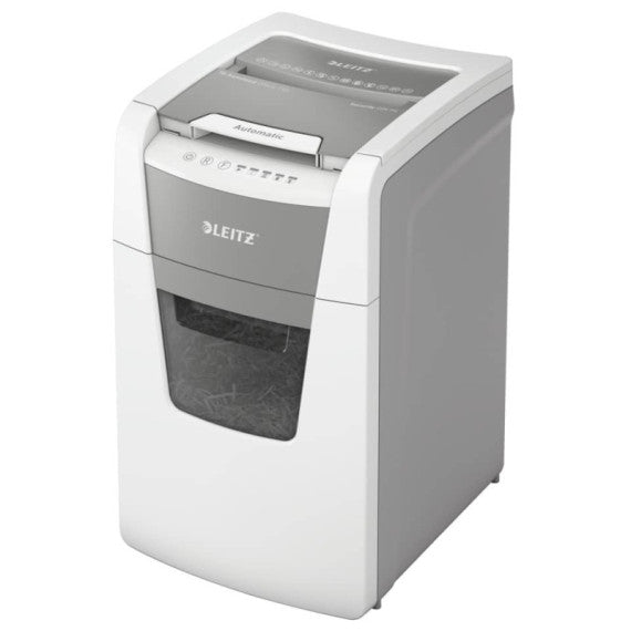 Distruggidocumenti automatico Leitz Office 150 P4 - taglio a frammenti P-4 4x30 mm - 44 L - 80130000