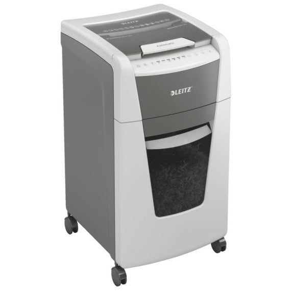 Distruggidocumenti automatico Leitz Office 300 P5 - taglio a frammenti P-5 2x15 mm - 60 L - 80160000